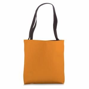 Ochre Brown Plain Solid Color Simple Classic Tote Bag xD